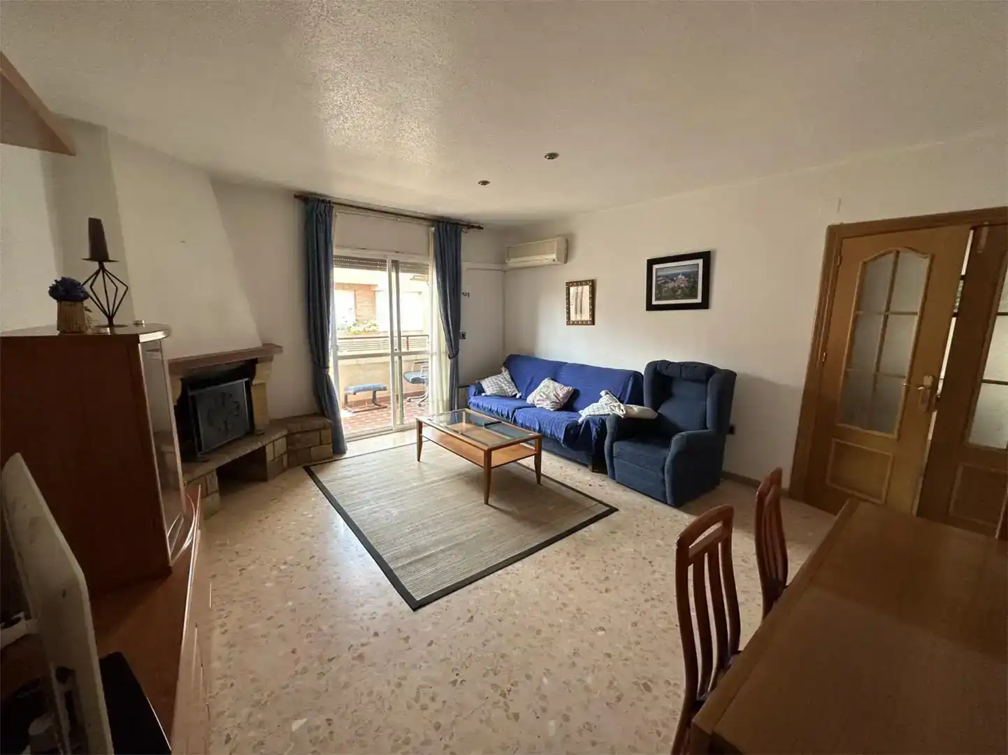 Wohnzimmer von Wohnung zum Verkauf in Lorca mit Klimaanlage und Balkon