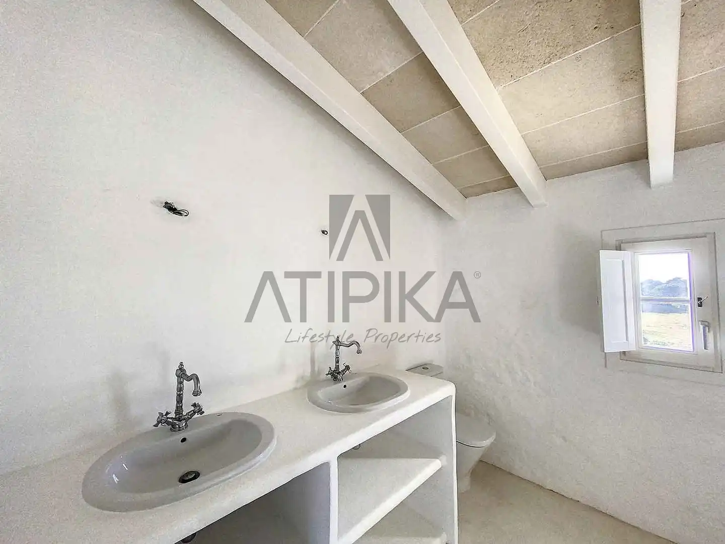 Badezimmer von Country house zum Verkauf in Alaior mit Heizung, Terrasse und Schwimmbad