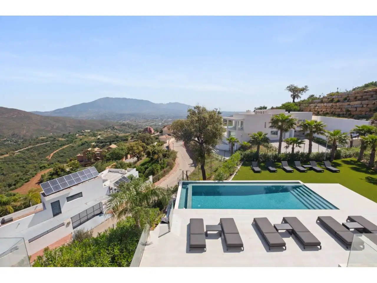 Exterior view of Houses for sale in Ojén  with Air Conditioner, Heating and Private garden