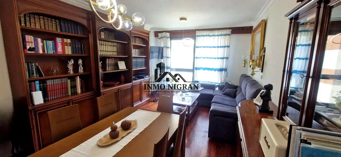 Sala de estar de Piso de alquiler en Baiona