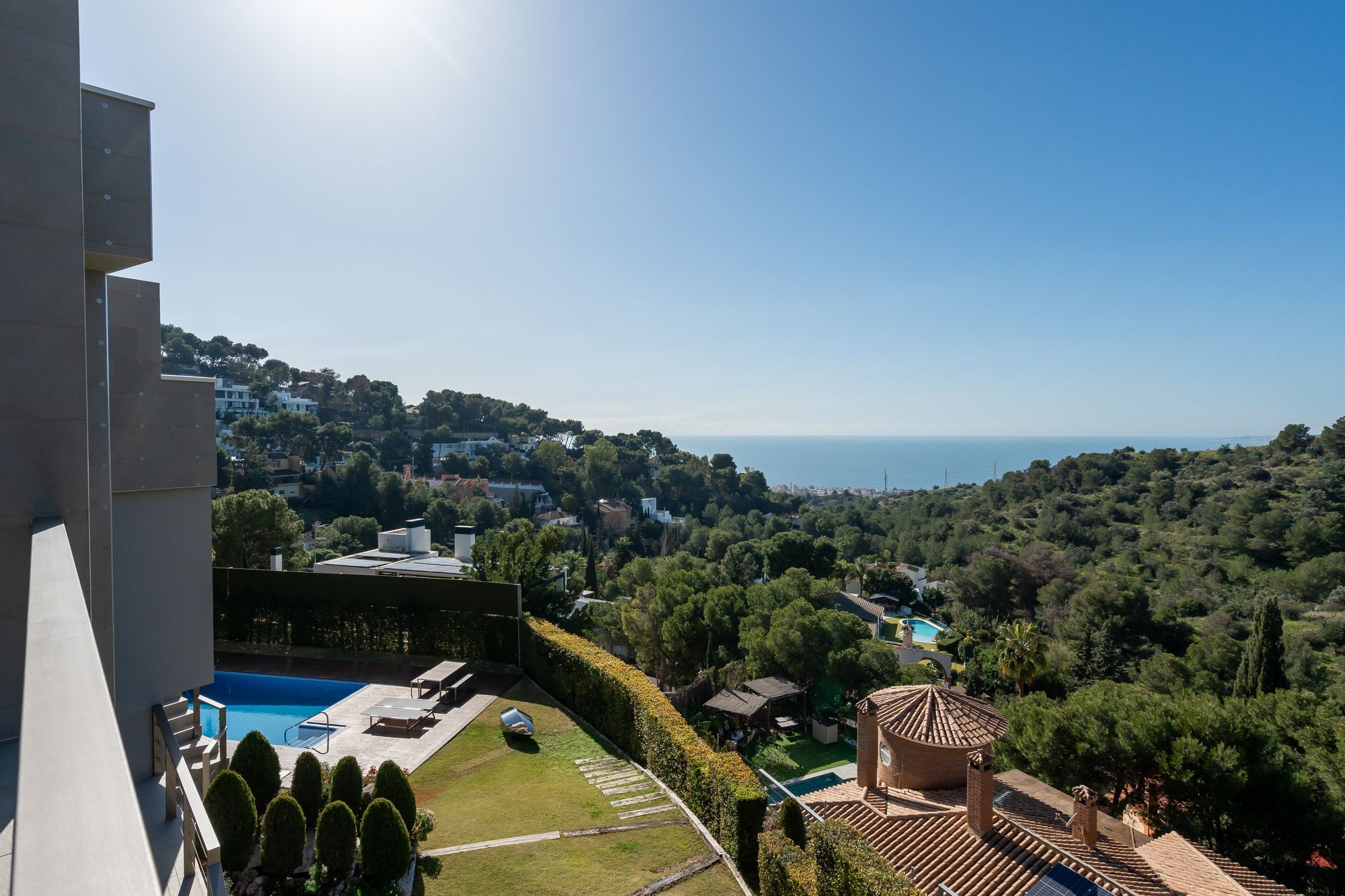Jardí de Casa o xalet en venda en Málaga Capital amb Terrassa i Balcó