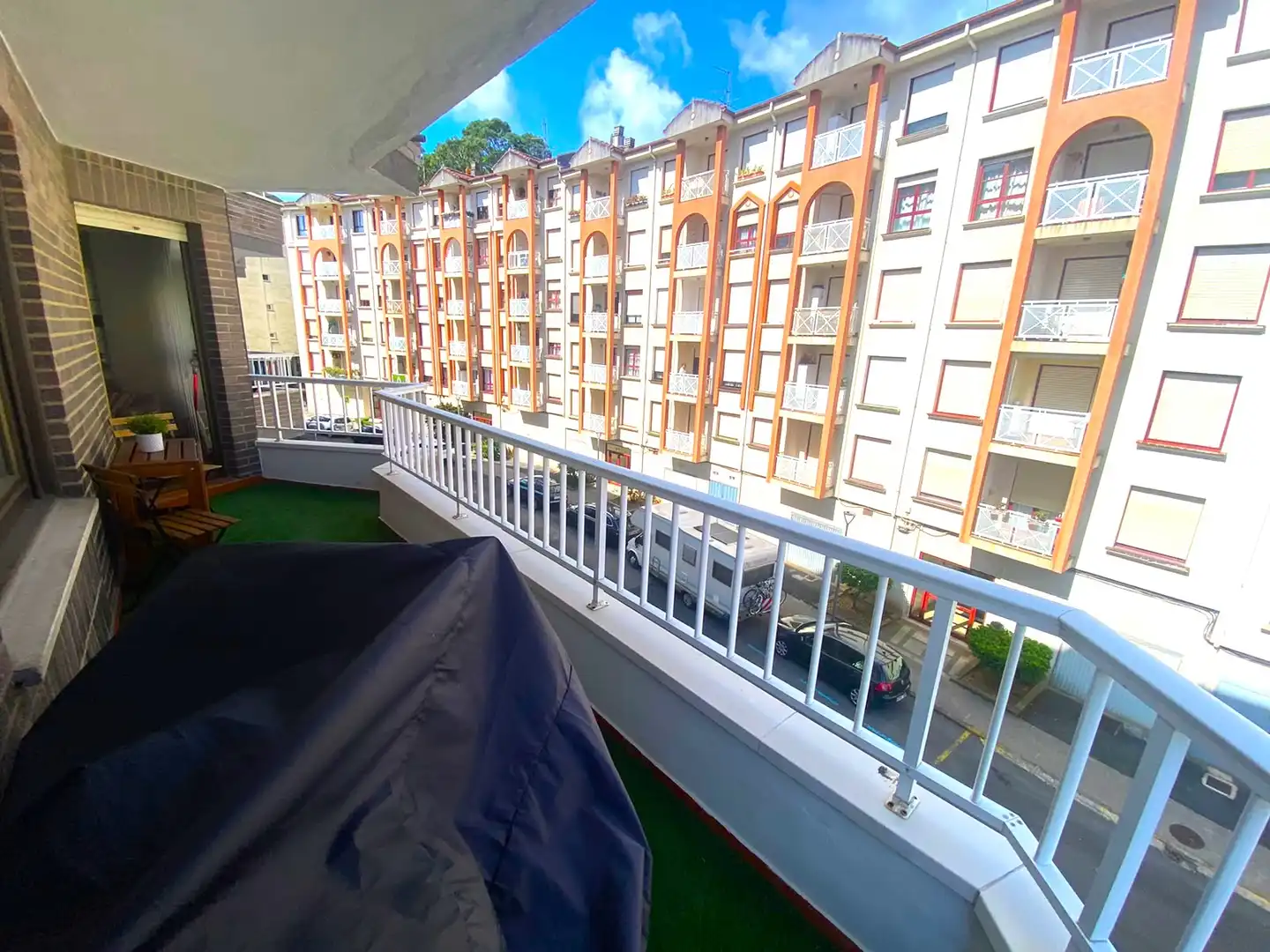 Balcony of Flat for sale in Castro-Urdiales  with Heating, Private garden and Parquet flooring