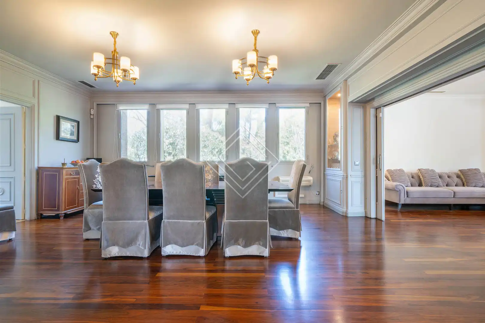 Comedor de Casa o chalet en venta en Madrid con Aire acondicionado, Calefacción y Jardín privado