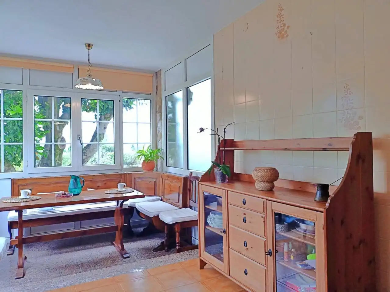 Jardín de Casa o chalet en venta en Oleiros con Calefacción