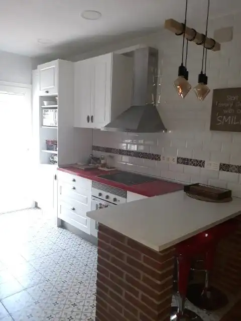 Cocina de Casa adosada en venta en Esparreguera con Aire acondicionado, Calefacción y Parquet