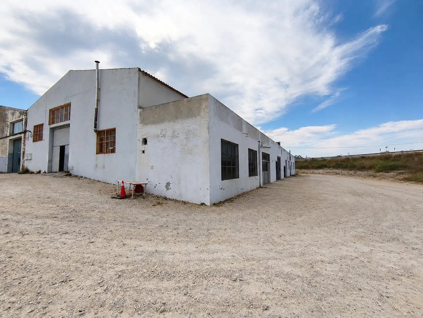 Vista exterior de Nave industrial en venta en Benissa pueblo  