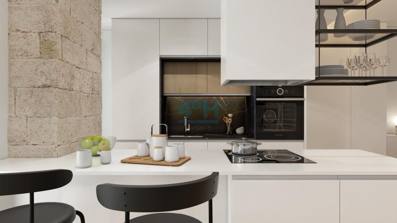 Kitchen of Apartment for sale in Ourense Capital   with Heating and Terrace