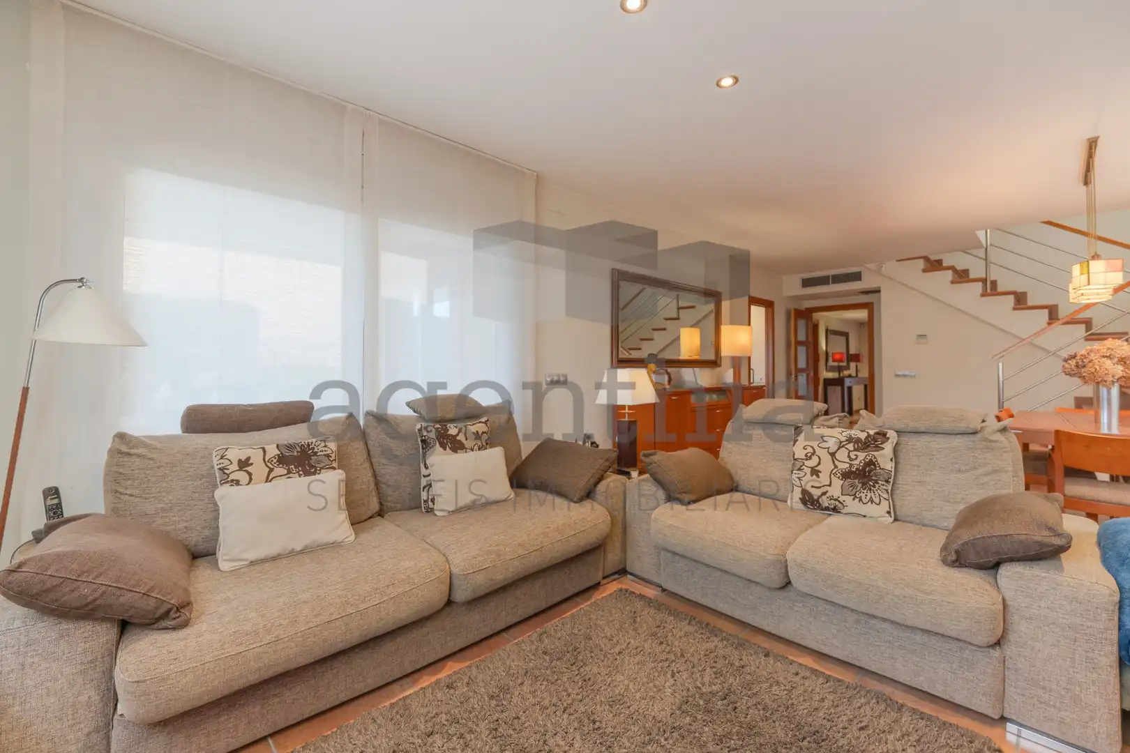 Sala de estar de Casa o chalet en venta en Quart con Aire acondicionado, Calefacción y Piscina
