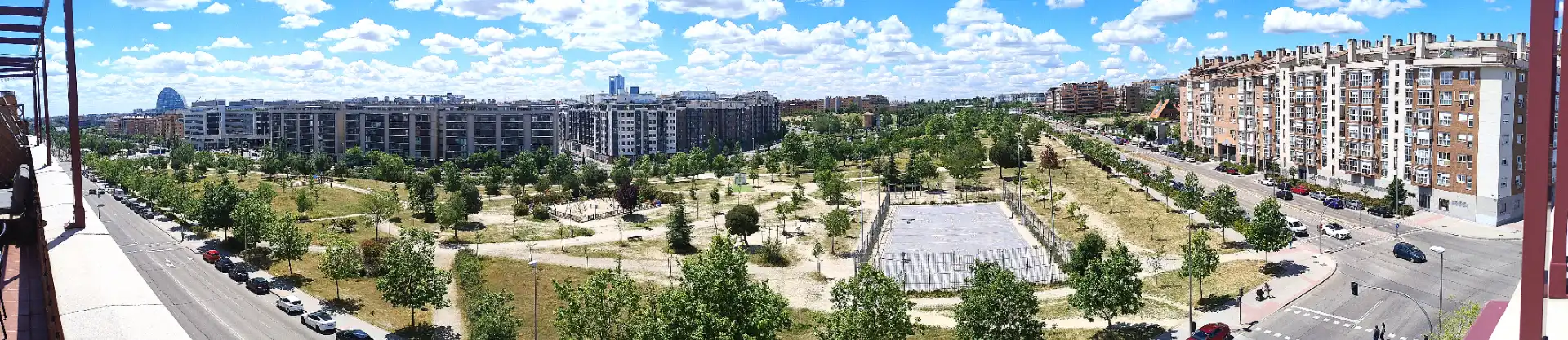 Außenansicht von Dachboden zum Verkauf in Madrid mit Terrasse, Abstellraum und Gemeinschaftspool