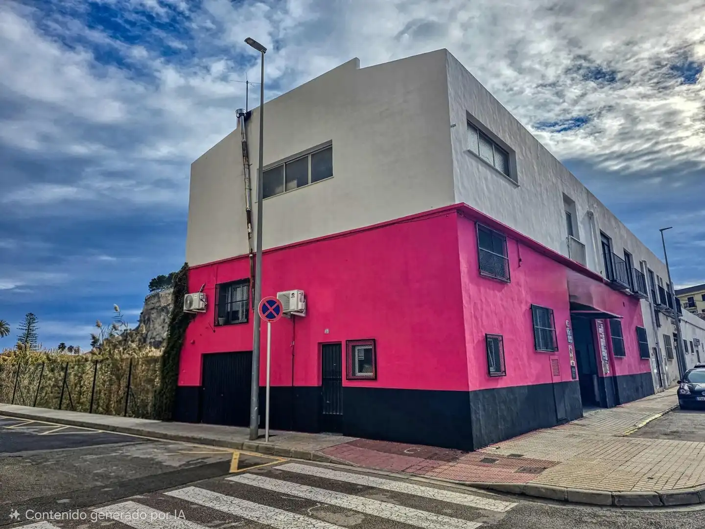 Vista exterior de Nave industrial en venta en Dénia