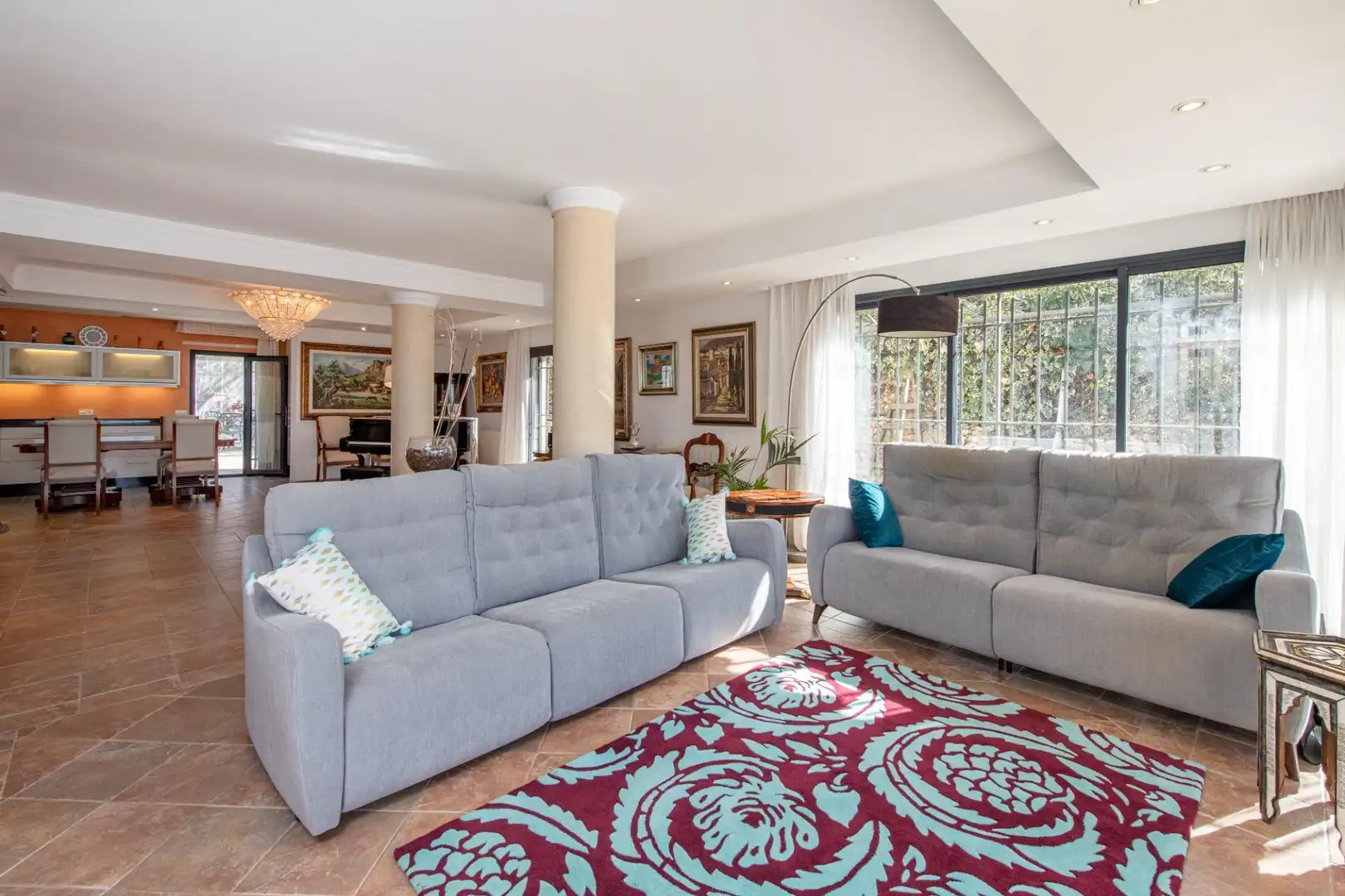 Sala d'estar de Casa o xalet en venda en Marratxí amb Aire condicionat, Calefacció i Jardí privat
