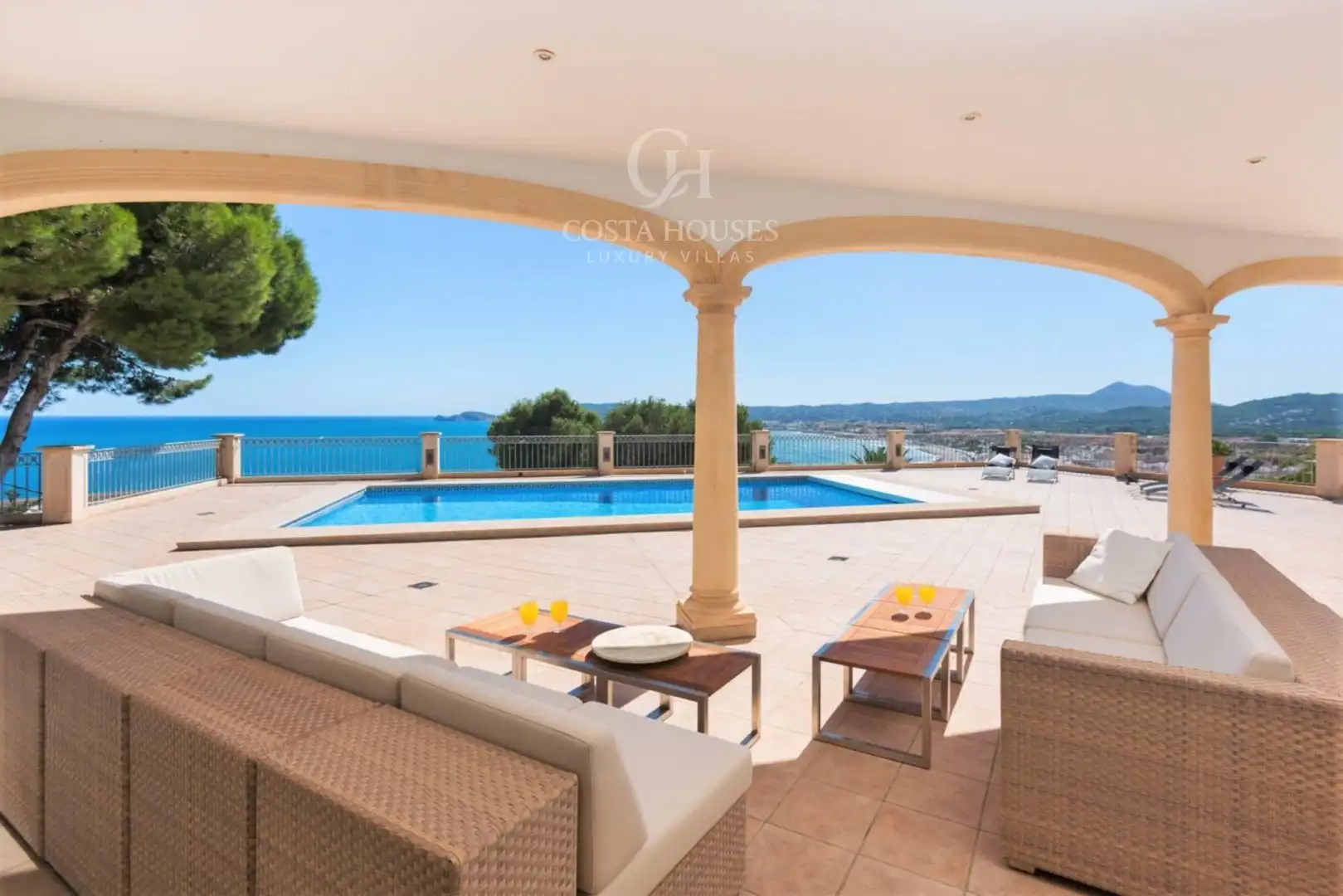 Terrace of Houses for sale in Jávea / Xàbia  with Air Conditioner, Private garden and Terrace