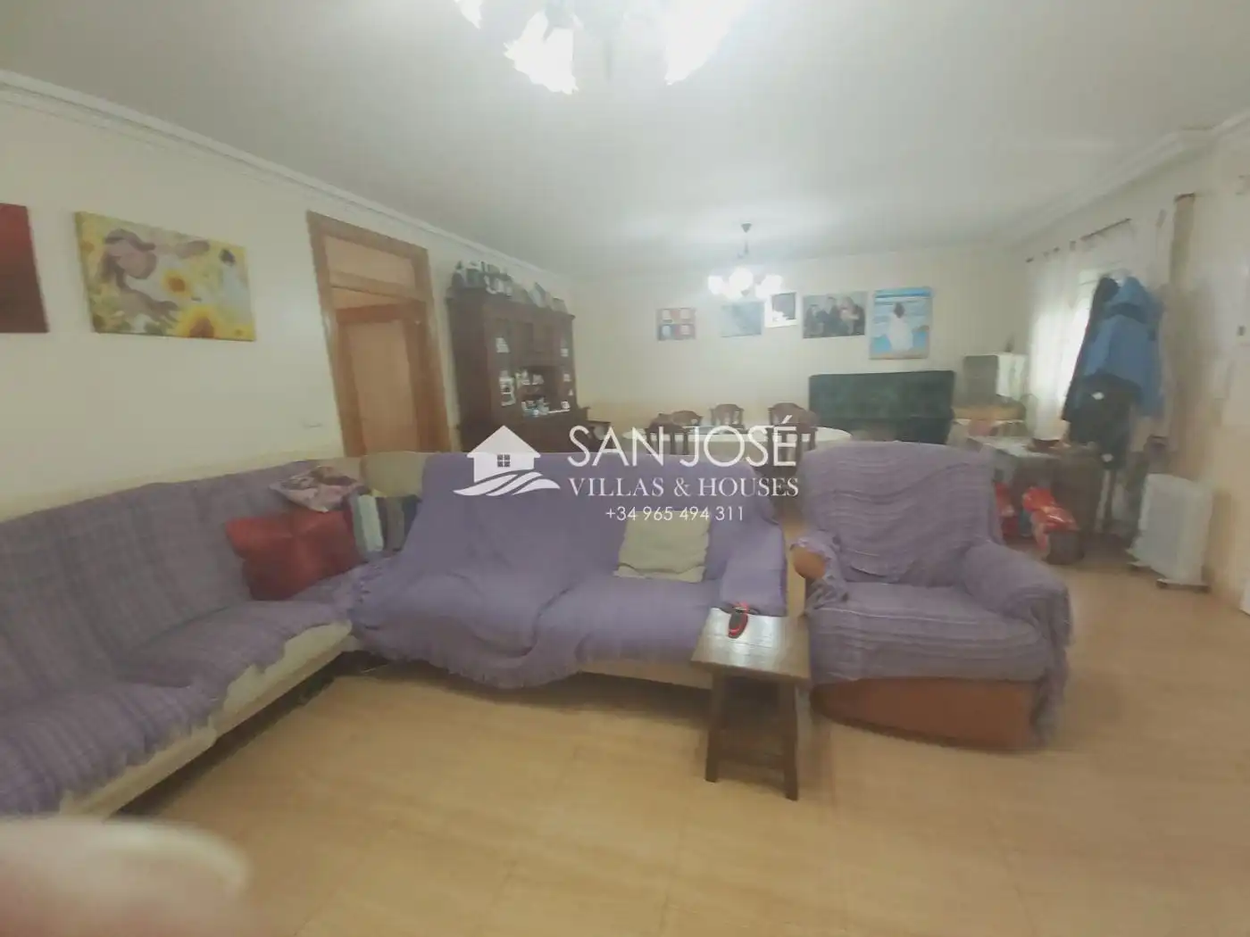 Sala de estar de Casa o chalet en venta en Hondón de los Frailes con Calefacción, Terraza y Trastero