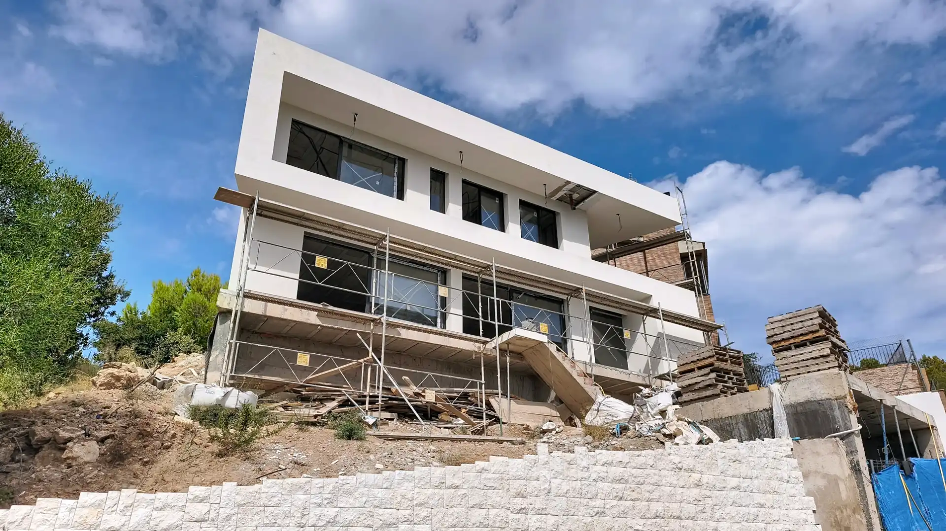 Exterior view of Houses for sale in Molins de Rei  with Air Conditioner, Private garden and Terrace