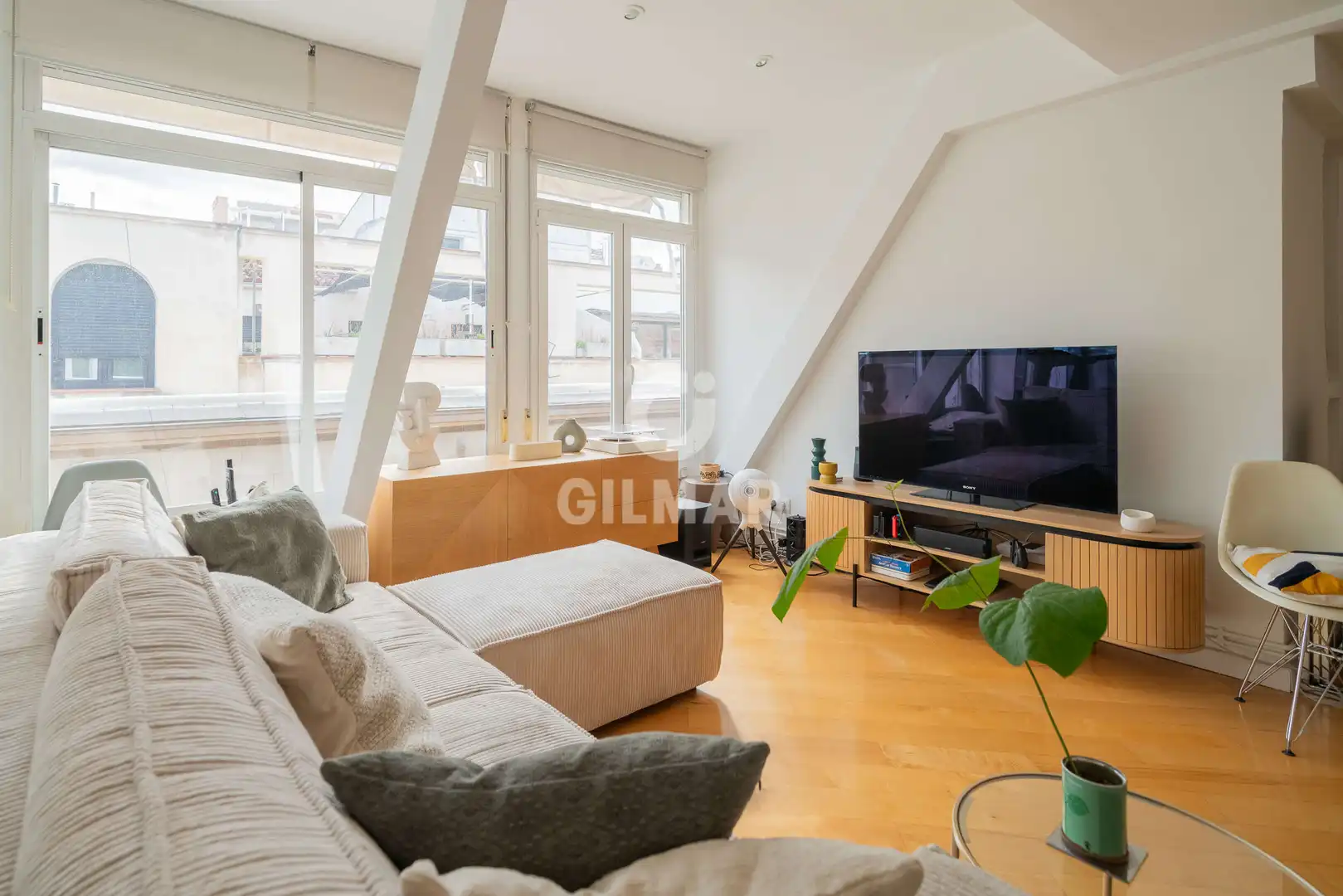 Sala d'estar de Àtic en venda en Madrid amb Calefacció