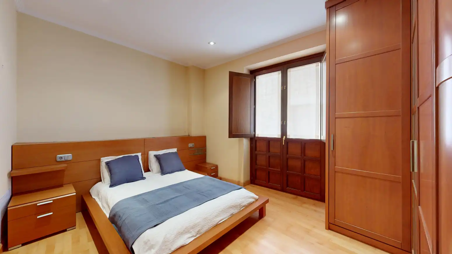 Schlafzimmer von Wohnung zum Verkauf in Tafalla mit Heizung, Möbliert und Balkon