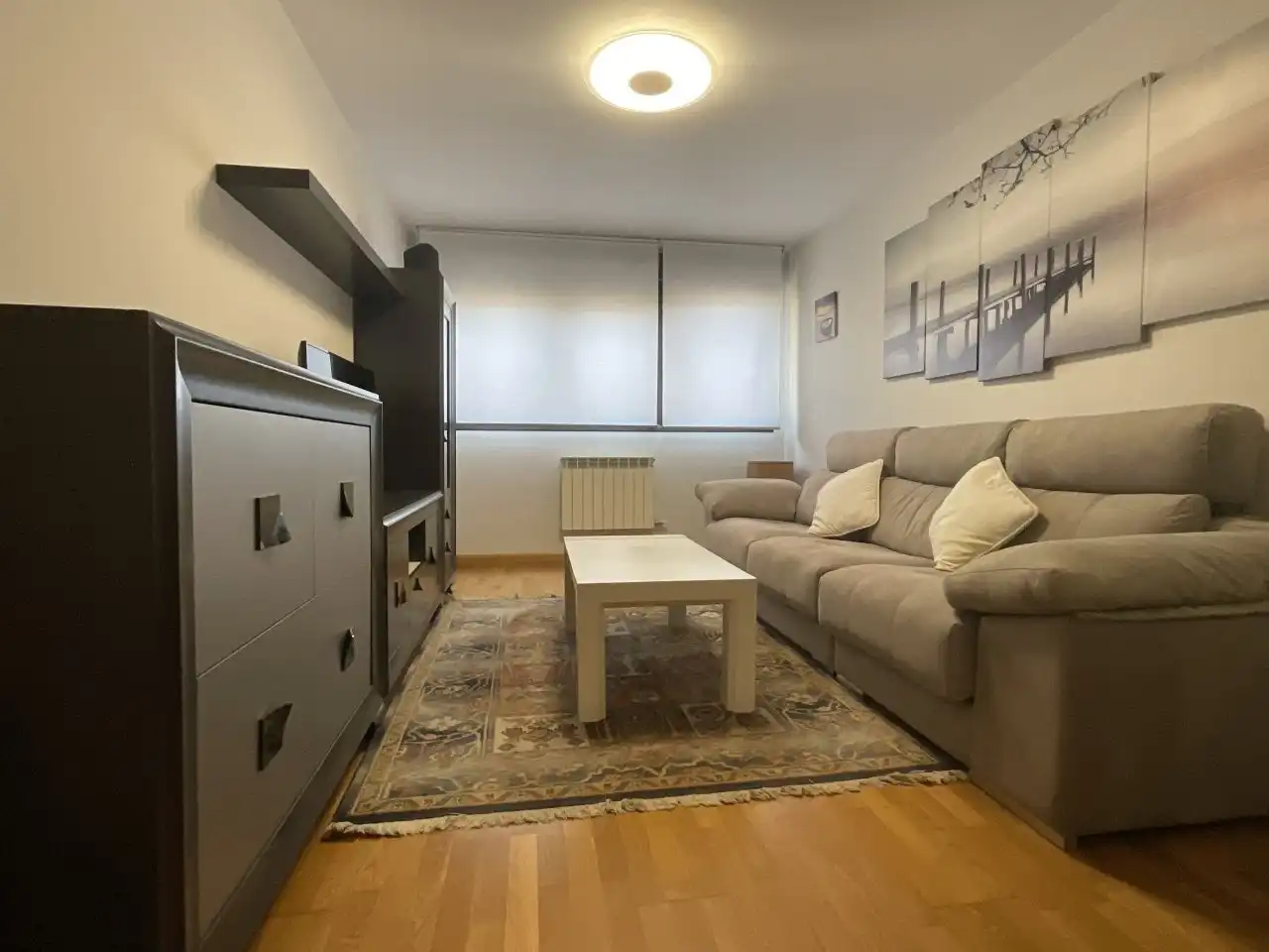 Sala de estar de Piso en venta en Santo Domingo de la Calzada con Amueblado