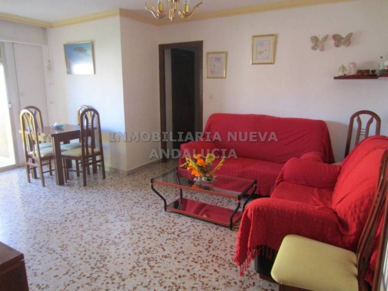 Living room of Flat for sale in  Almería Capital  with Air Conditioner and Terrace