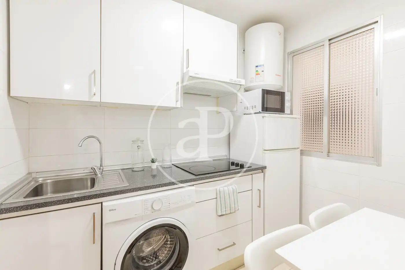 Kitchen of Flat for rent in Madrid  with Heating and Furnished