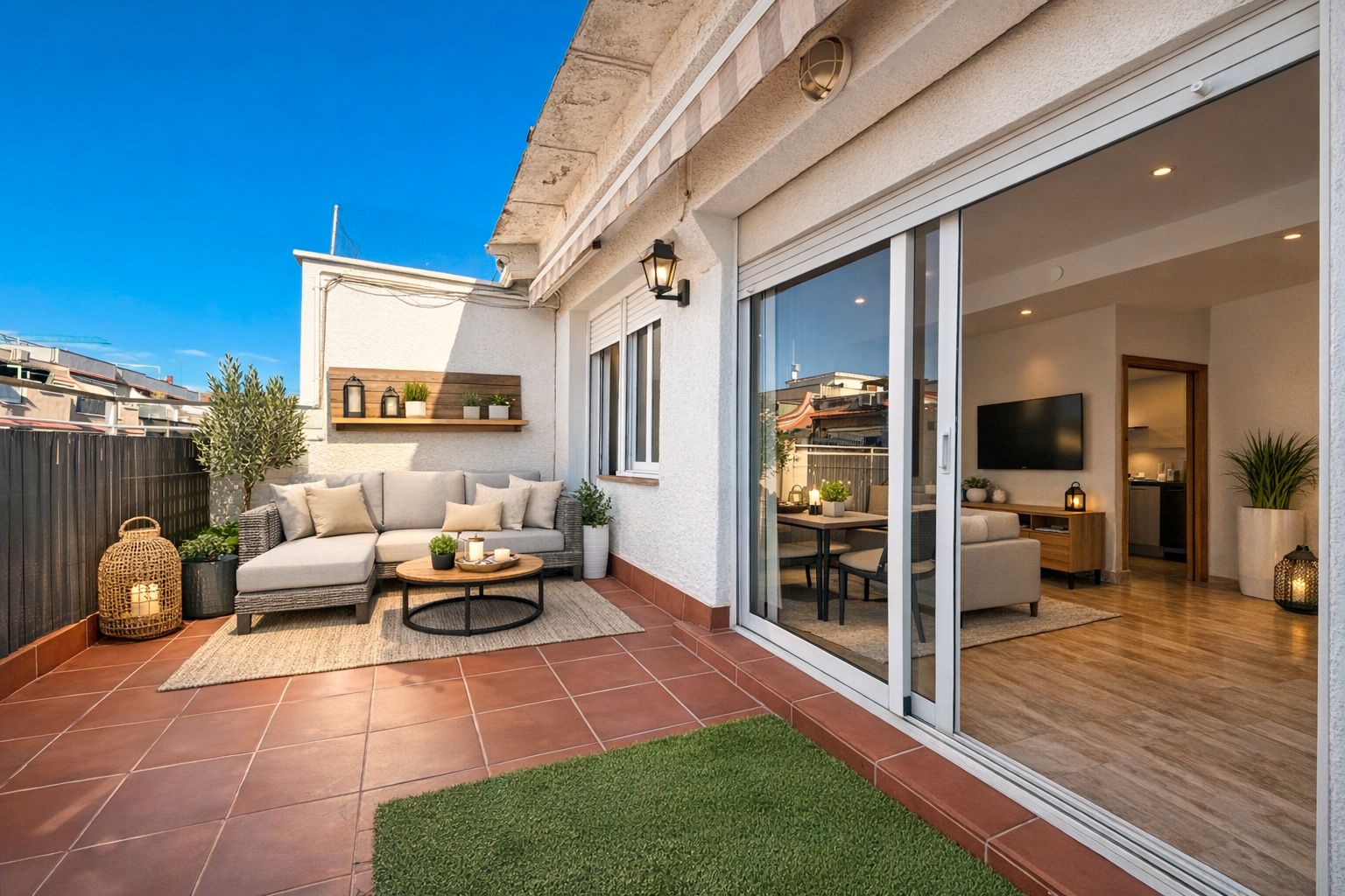 Terrace of Attic for sale in Badalona  with Air Conditioner, Heating and Terrace