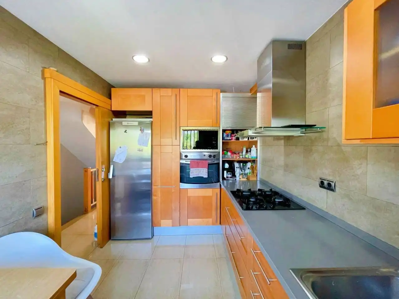 Kitchen of Houses for sale in Cerdanyola del Vallès  with Air Conditioner, Heating and Private garden