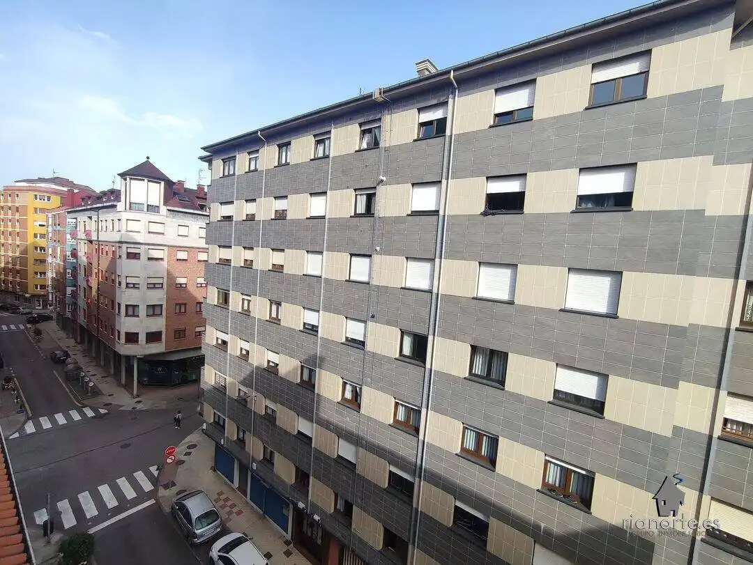 Exterior view of Flat for sale in Langreo  with Heating, Terrace and Storage room
