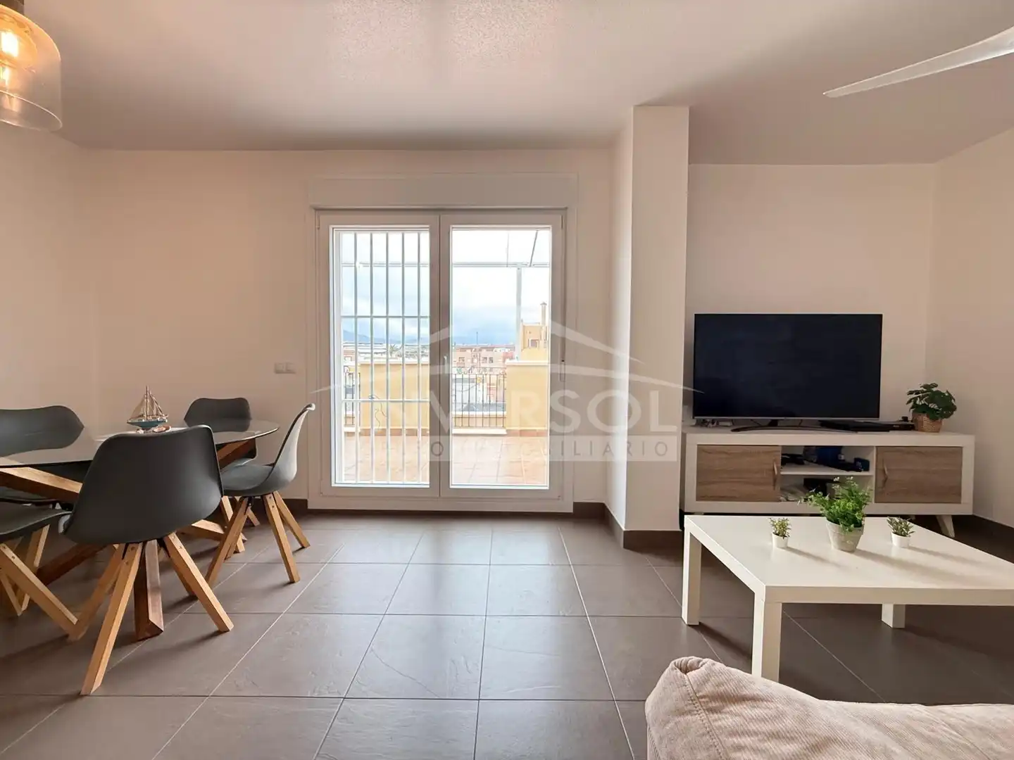 Living room of Attic for sale in El Ejido  with Terrace, Furnished and Oven