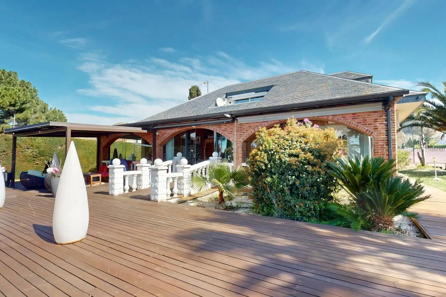 Terraza de Casa o chalet en venta en Alfajarín con Calefacción, Jardín privado y Terraza
