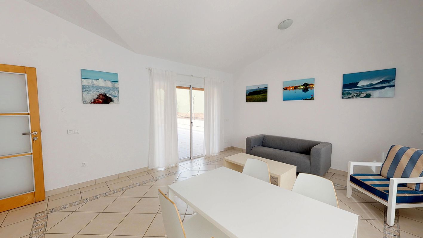 Sala d'estar de Casa o xalet de lloguer en San Miguel de Abona amb Jardí privat, Moblat i Piscina comunitària