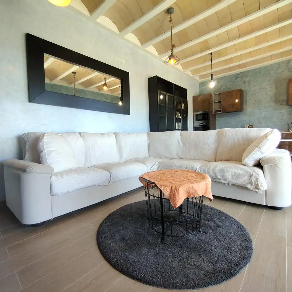 Sala de estar de Casa o chalet en venta en Telde con Jardín privado, Parquet y Terraza