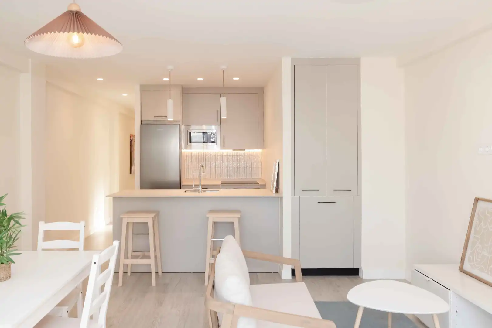 Küche von Wohnung zum Verkauf in Málaga mit Klimaanlage, Heizung und Terrasse