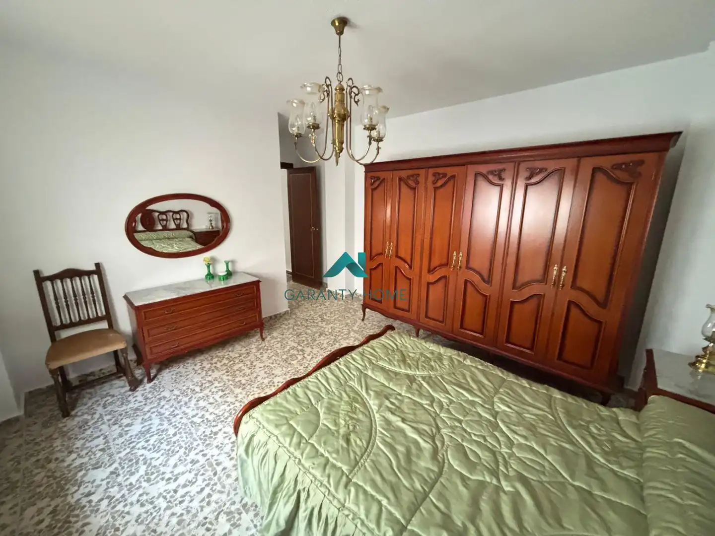 Bedroom of Flat for sale in Jaén  with Storage room, Furnished and Balcony