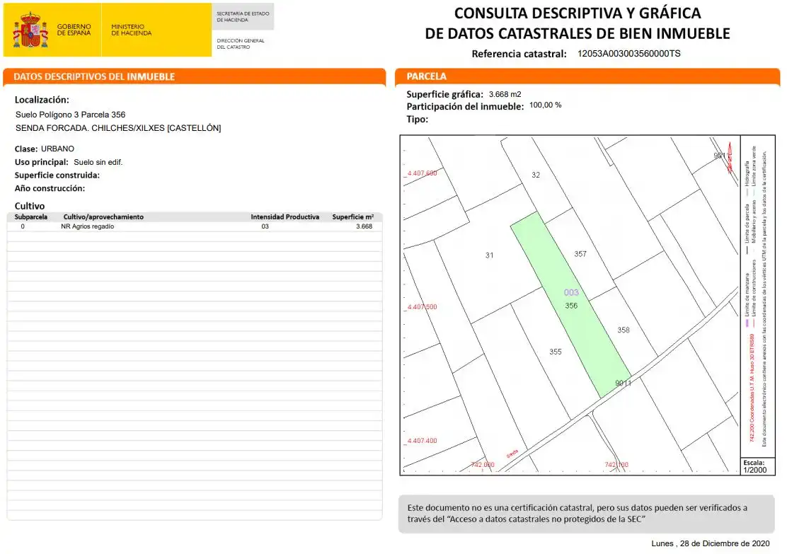 Terreny residencial en venda a Proc. Simplificado. Polígono 3 Parcela, imagen 15