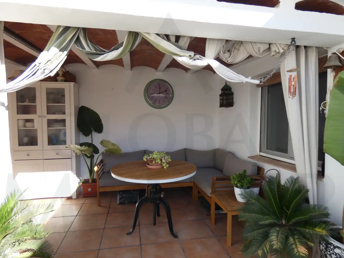Terraza de Casa adosada en venta en Cartagena con Aire acondicionado, Calefacción y Jardín privado