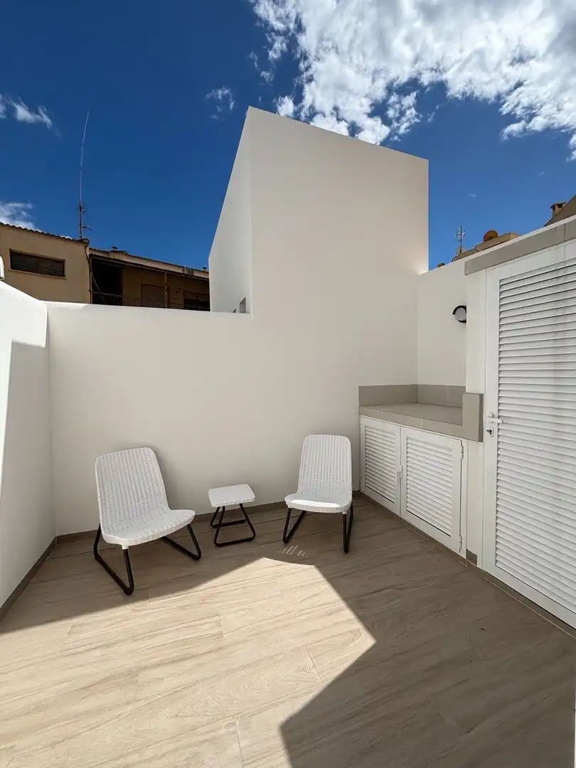 Terraza de Dúplex de alquiler en L'Alfàs del Pi con Aire acondicionado, Trastero y Amueblado