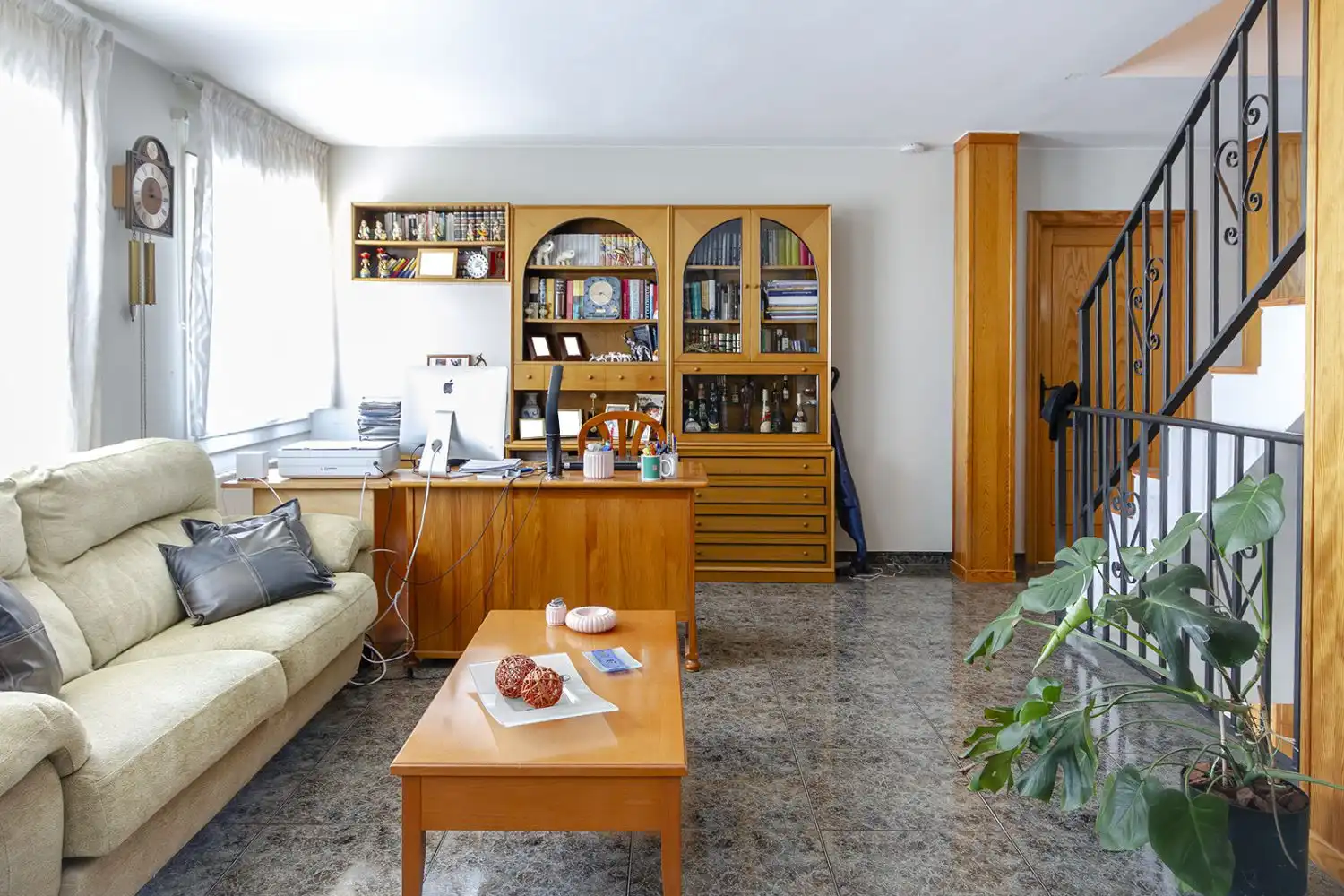 Living room of Houses for sale in Sant Martí Sarroca  with Air Conditioner, Heating and Terrace