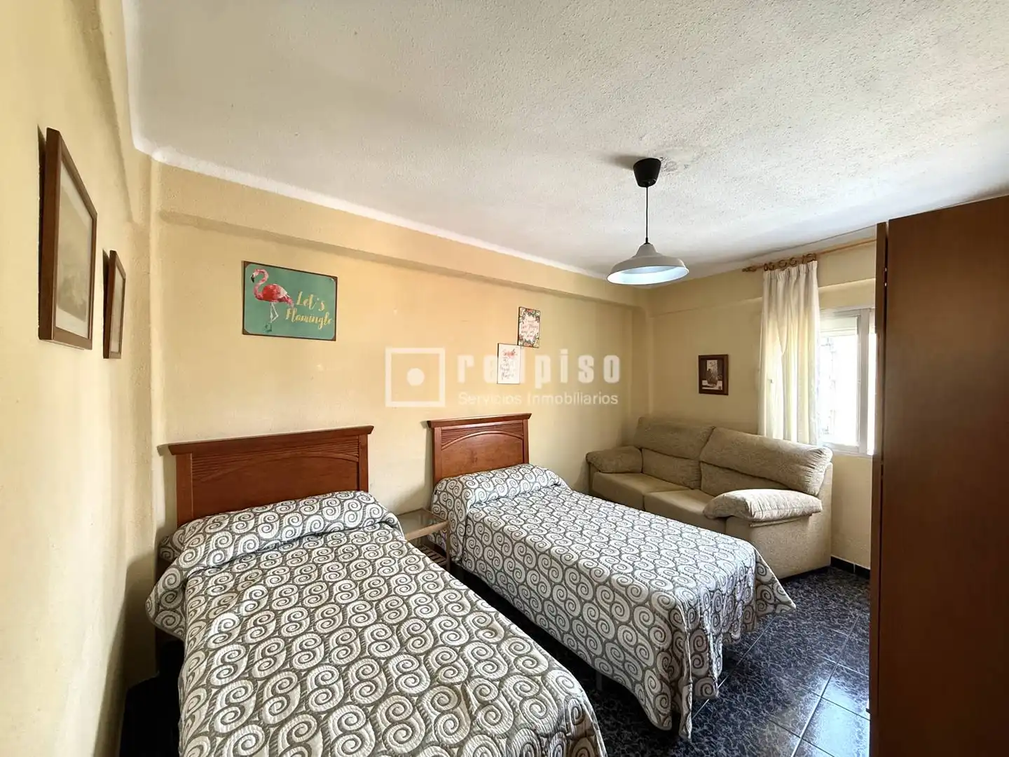 Bedroom of Flat for sale in Málaga  with Air Conditioner, Terrace and Alarm