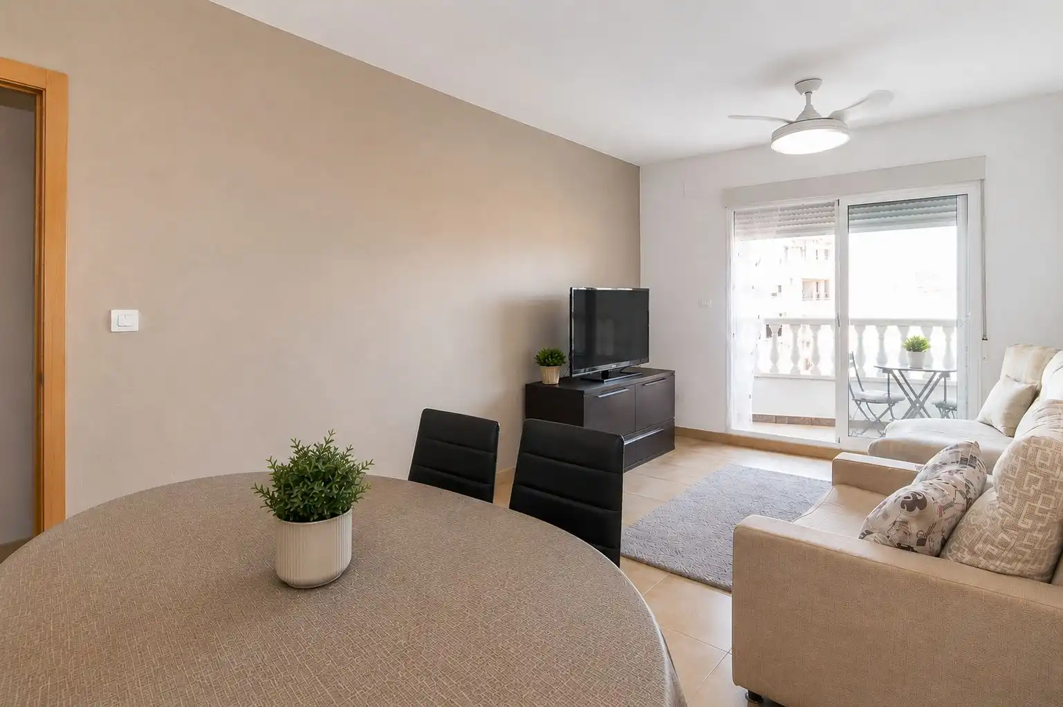 Living room of Apartments for sale in El Verger  with Terrace and Balcony