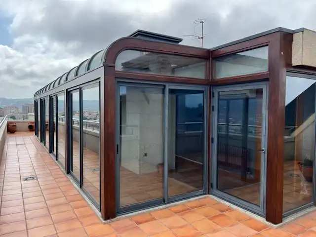 Terraza de Piso de alquiler en Vigo  con Aire acondicionado, Calefacción y Parquet