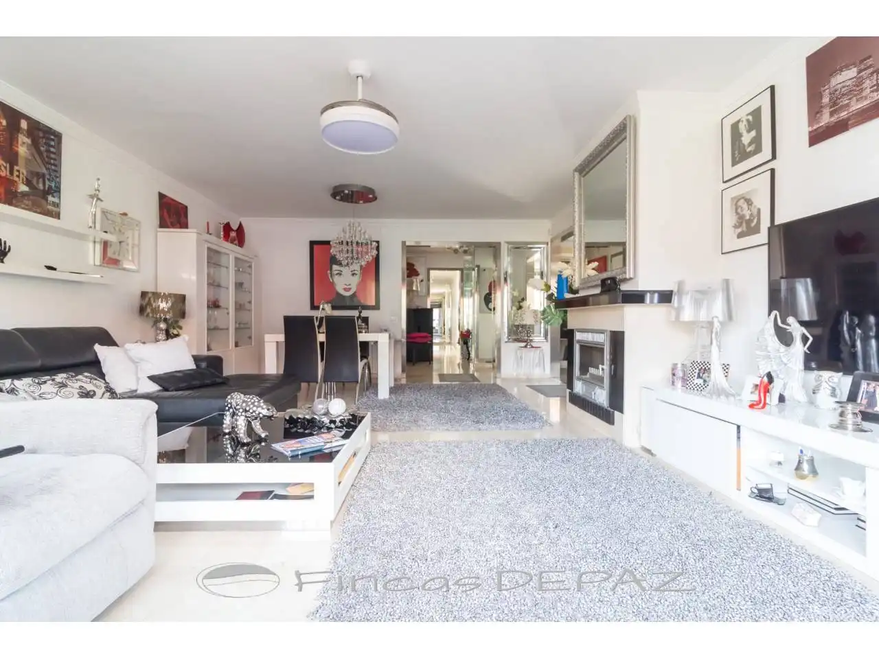 Sala de estar de Ático en venta en Castelldefels con Calefacción y Terraza