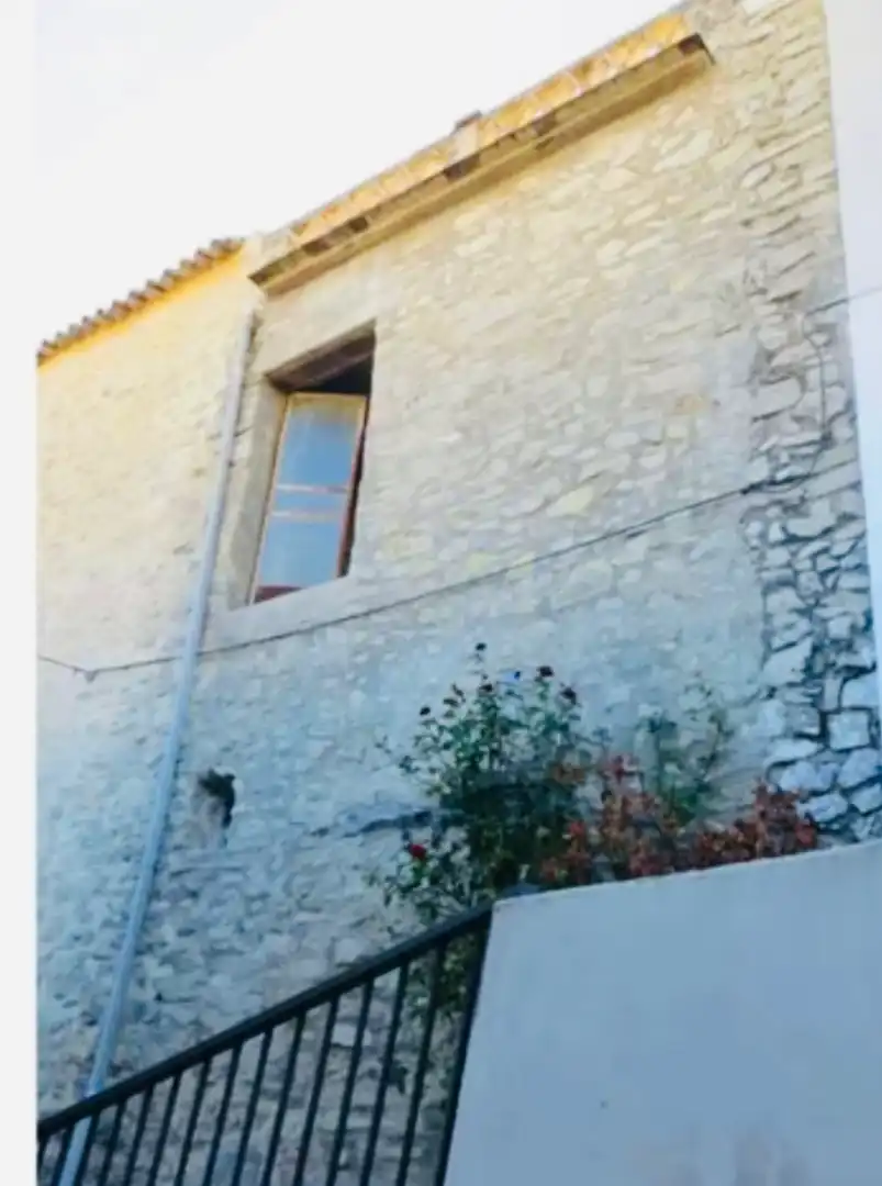 Vista exterior de Casa adosada en venta en La Vall de Laguar con Jardín privado, Terraza y Trastero