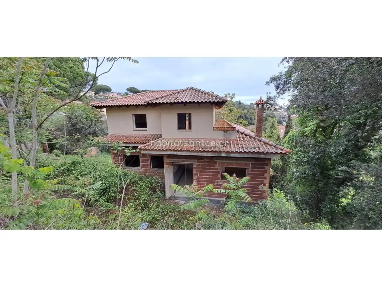Vista exterior de Casa o chalet en venta en Santa Maria de Palautordera con Jardín privado