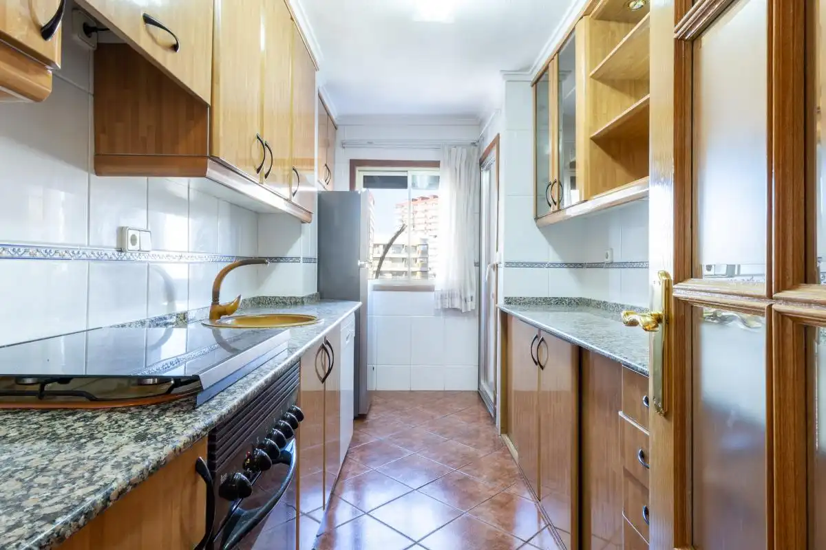 Cocina de Piso en venta en La Pobla de Farnals con Calefacción, Jardín privado y Terraza