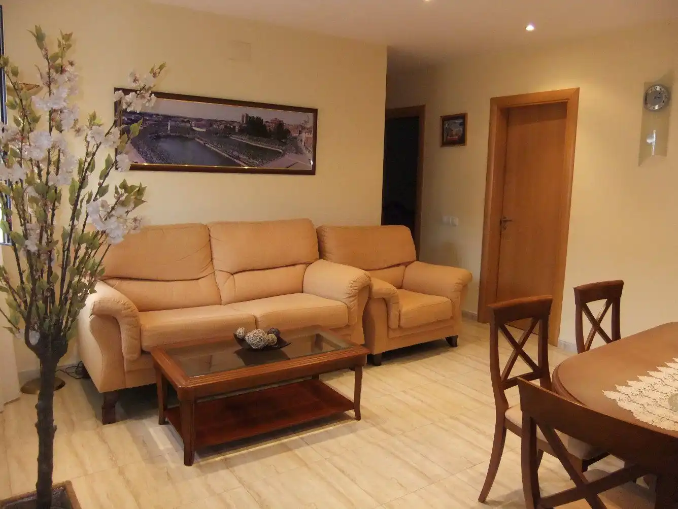 Sala de estar de Piso en venta en Bellpuig con Aire acondicionado, Calefacción y Trastero