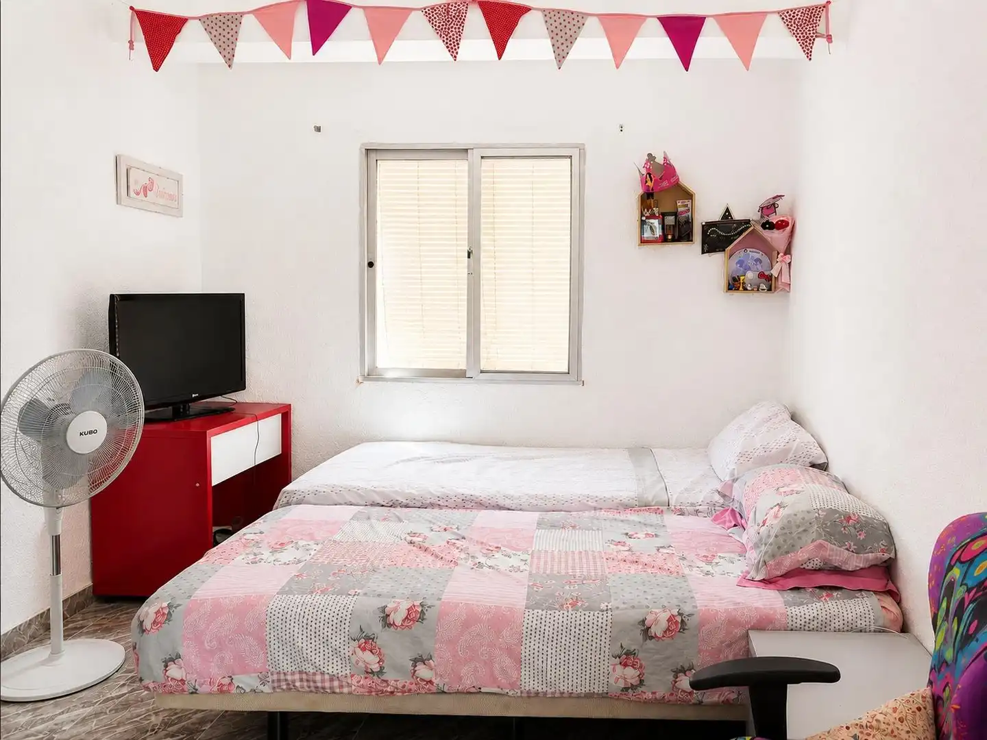 Bedroom of Flat for sale in Málaga