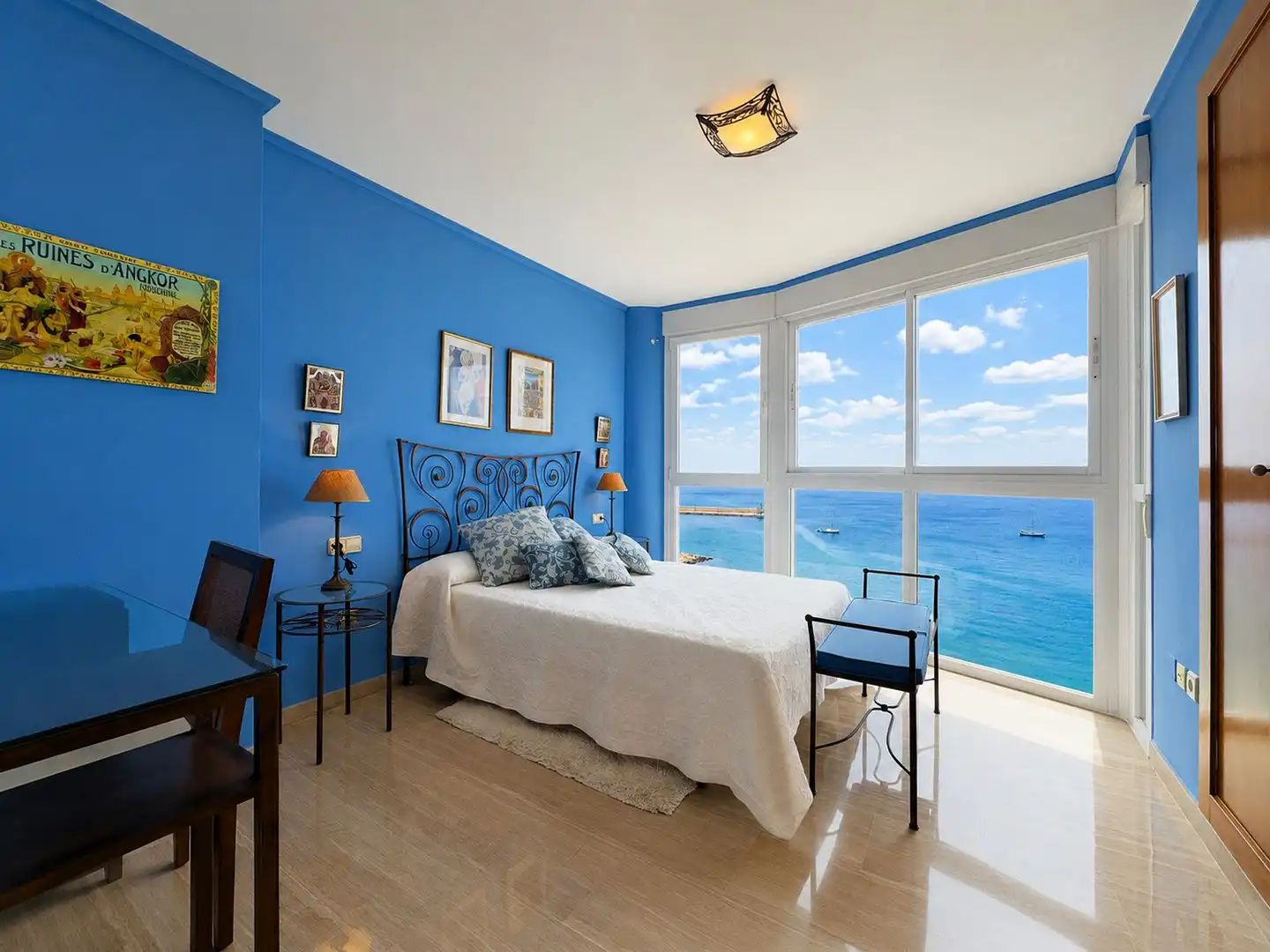 Habitación de Apartamento en venta en Calpe / Calp con Aire acondicionado, Calefacción y Jardín privado