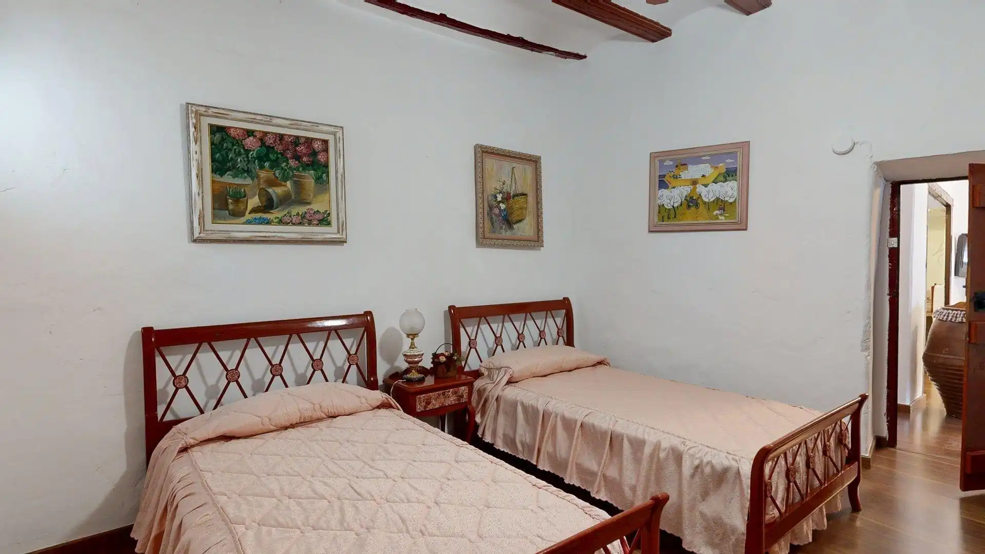 Habitación de Casa o chalet en venta en Magallón con Jardín privado, Terraza y Amueblado
