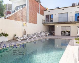 Swimming pool of House or chalet for sale in Malgrat de Mar  with Heating, Terrace and Swimming Pool