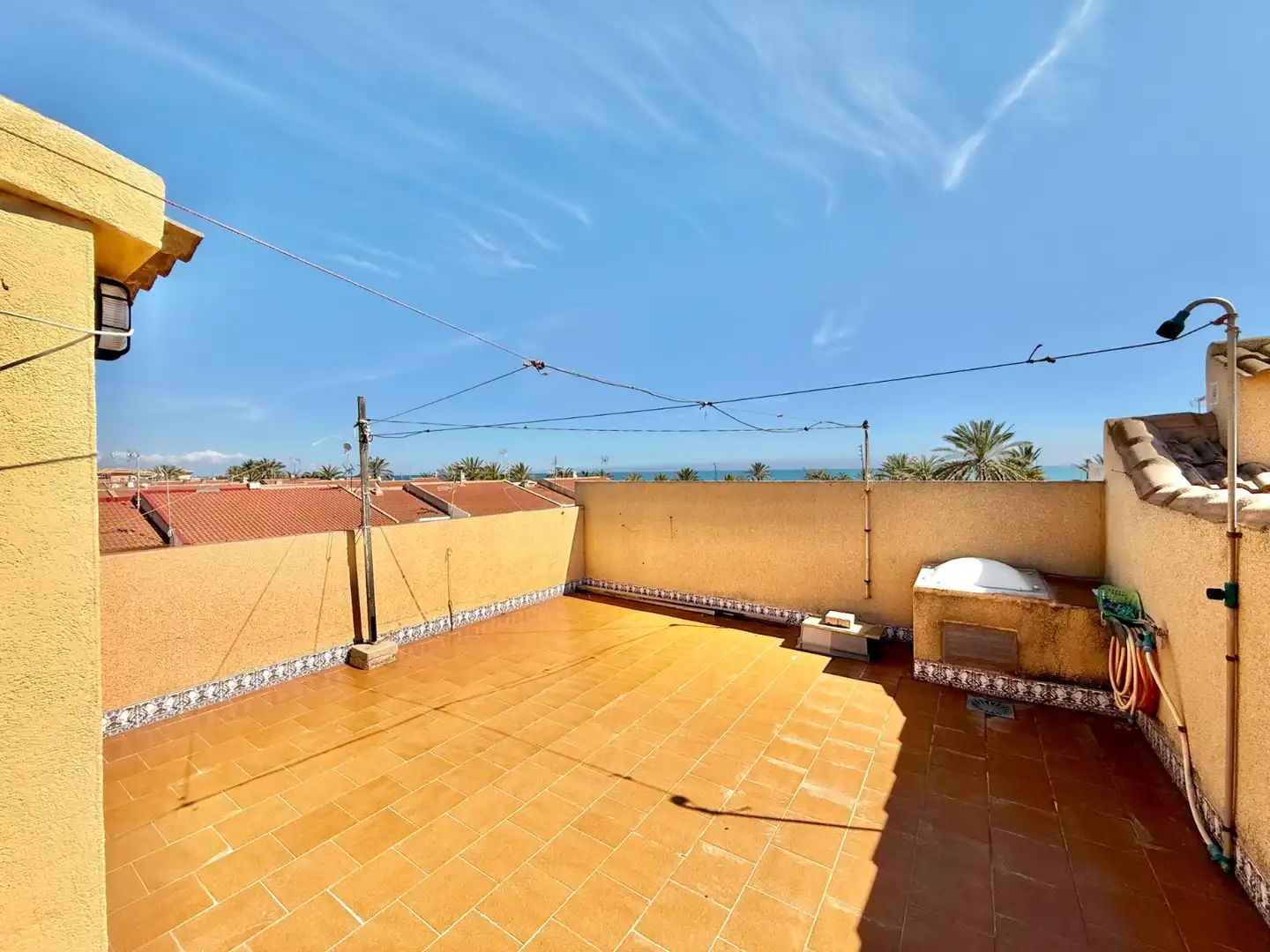 Terrassa de Casa o xalet en venda en San Pedro del Pinatar amb Jardí privat, Terrassa i Rentadora