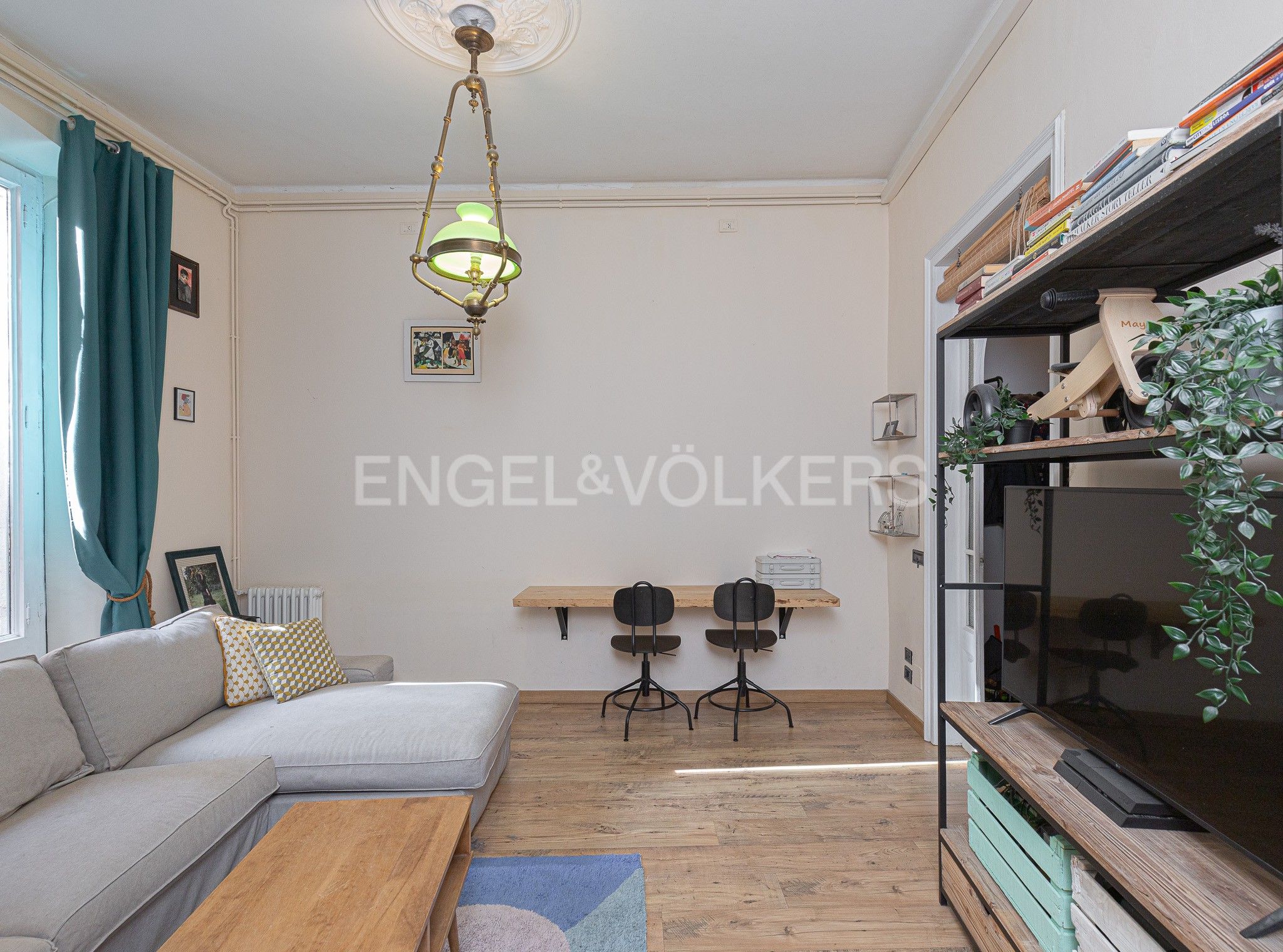 Living room of Apartment for sale in  Barcelona Capital  with Heating and Balcony